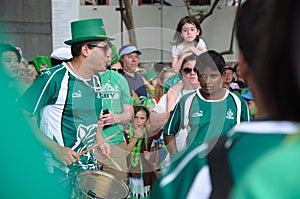 SJI International School Samba Drummers at Saint Patrick`s Day in Singapore