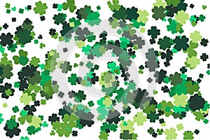 Saint Patrick`s day vector background. Hand drawn design elements.For invitation, card. Vector illustration