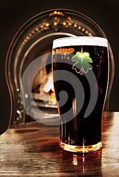 Saint Patrick's Irish black beer