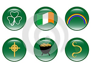 Saint Patricks Day icons