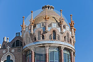 Saint Pau hospital in Barcelona, Spain