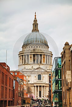 Saint Paul cathedral in London