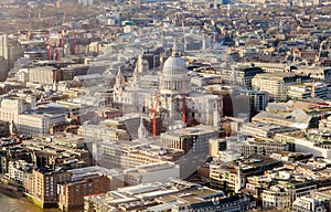 Saint Paul cathedral in London city