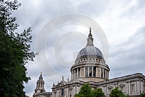 Saint Paul Cathedral`s dome, London, England