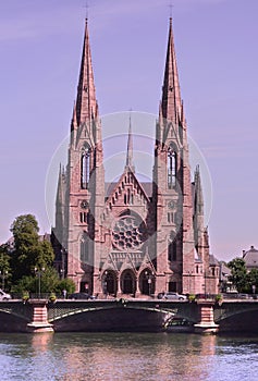 Saint-Paul church. Strasbourg, France