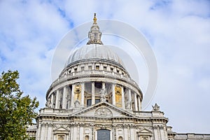 Saint Paul`s Cathedral in London, England