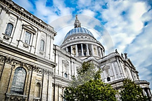 Saint Paul`s Cathedral in London, England