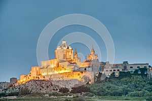 Saint Paul's Cathedral in Mdina, Malta