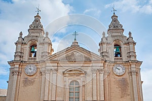 Saint Paul's Cathedral in Mdina, Malta