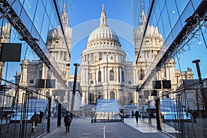 Saint Paul`s Cathedral Reflected