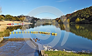 Saint-Pee-sur-Nivelle Lake in French Basque Coundry