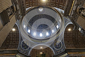 Saint Peter Basilica interior, Vatican State