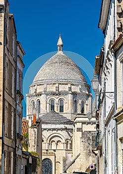 Saint Peter Cathedral of Angouleme built in the Romanesque style - France, Charente