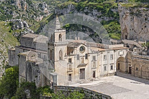 Saint Peter Church Chiesa di San Pietro Caveoso in Matera, European Capital of Culture for 2019, Italy