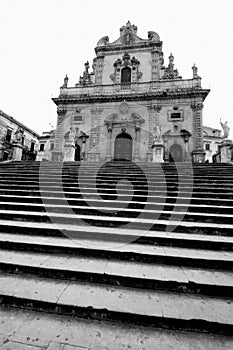 Saint Peter church in Modica