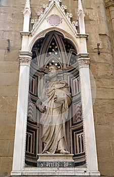 Saint Peter by Filippo Brunelleschi, Orsanmichele Church in Florence photo