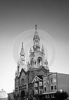 Saint peter and Paul church at Washington square in San Francisco