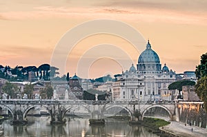 Saint Peter\'s Basilica in Vatican City, Italy