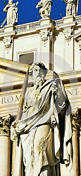 Saint Peter& x27;s Basilica in Vatican city Rome Italy