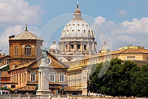 Saint Peter's Basilica in Vatican. Italy