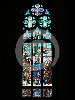 Saint Peter?s Cathedral stainded glass window