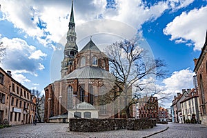 Saint Peter`s church in Riga, Latvia