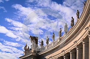 Saint Peter's columnade photo