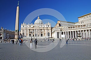 Saint Peter's Square (Italian: Piazza San Pietro)