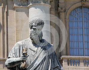 Saint Peter statue in the Vatican