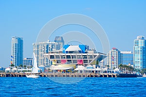 Saint Petersburg Florida skyline with pier