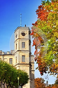 Saint-Petersburg. Gatchina. Autumn in palace park