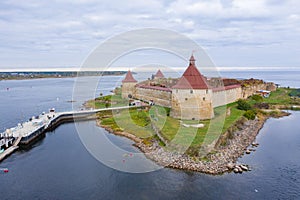 Saint Petersburg. Russia. Fortress Oreshek. Ancient Russian fortress on lake Ladoga. Leningrad region. Museums of St. Petersburg.