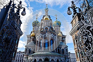 Saint-Petersburg, Russia - March 29, 2017: Church of the Saviour on Spilled Blood