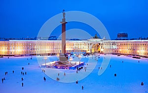 Saint-Petersburg. Russia. The Palace Square