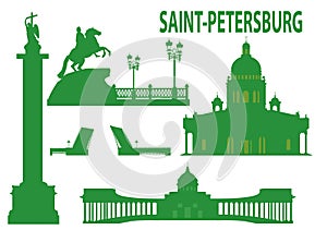Saint petersburg skyline