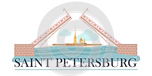 Saint Petersburg Text Composition