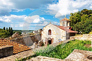 Saint Petka's Chapel located in Belgrade Fortress or Beogradska Tvrdjava consists of the old citadel and Kalemegdan Park on the c