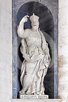 Saint Philip Neri Italian Baroque sculpture photo