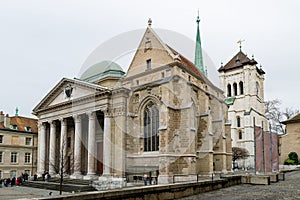 Saint Pierre Cathedral in Geneva