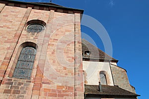 saint-pierre-et-saint-paul abbey church - andlau - france