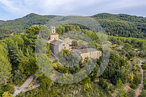 The Saint Ponce de Corbera monastery, Corbera de Llobregat Barcelona, Catalonia Spain photo