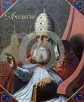 Saint Pope Gregory I photo