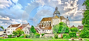 Saint Quiriace collegiate church in Provins, France