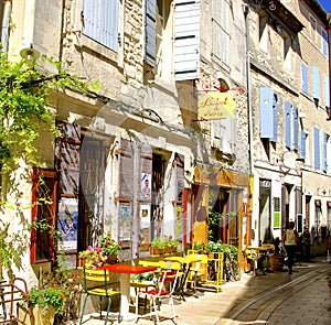 Saint Remy, typical street