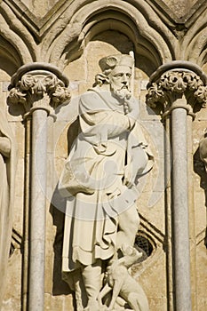 Saint Roch Statue, Salisbury Cathedral