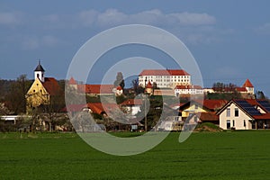 Saint Rok Chapel And Ptuj Castle, Slovenia