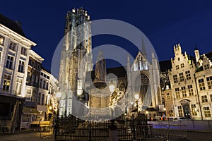 Saint Rumbold's Cathedral in Mechelen in Belgium