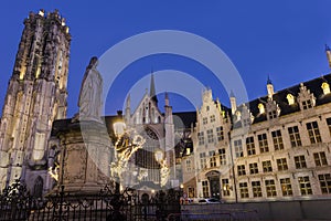 Saint Rumbold's Cathedral in Mechelen in Belgium