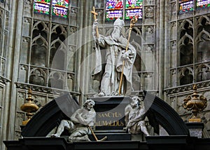 Saint Rumbold - Statue in Mechelen Cathedral