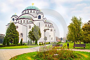 Saint Sava cathedral in Belgrade, Serbia